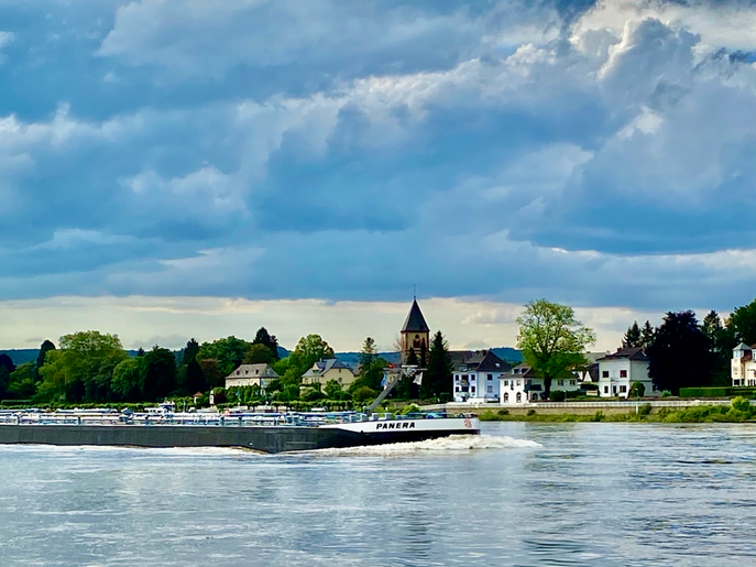 Blick über den Rhein nach Unkel