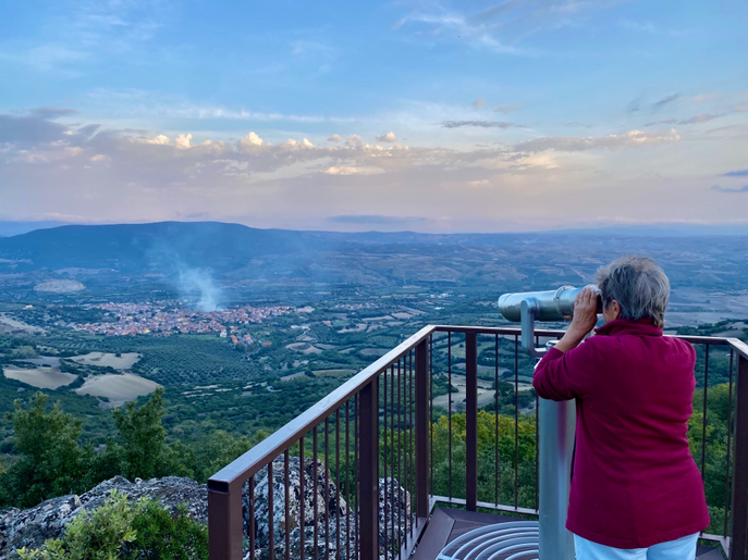 Abendlicher Blick auf Gesturi.
