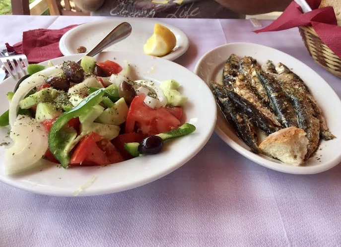 Salat mit Sardinen