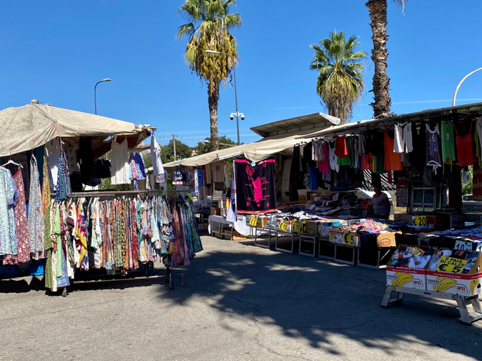 Markt in Bari Sardo.