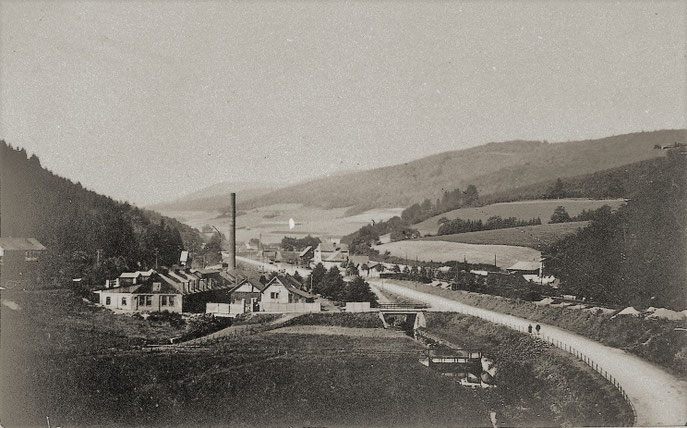Die Werkzeugfabrik Gabriel & Schüren am Niederesloher Hammer um 1920 (C) Archiv DampfLandLeute-Museum Eslohe