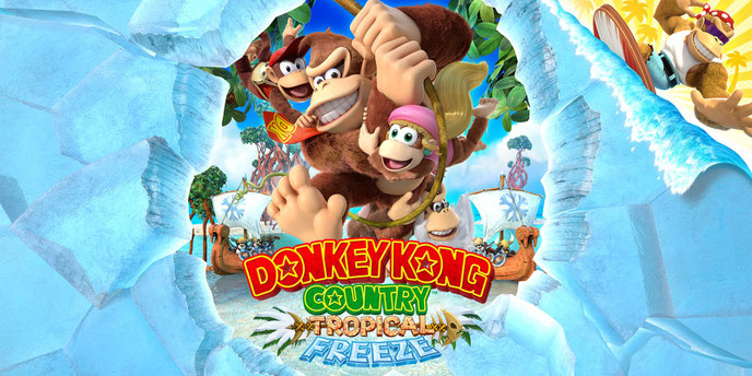 Donkey Kong, Diddy, Dixie, Cranky, Funky, Bananen, Nintendo, Country, Tropical Freeze, Switch, WiiU, Retro Studios, Viehkinger, König Qual,