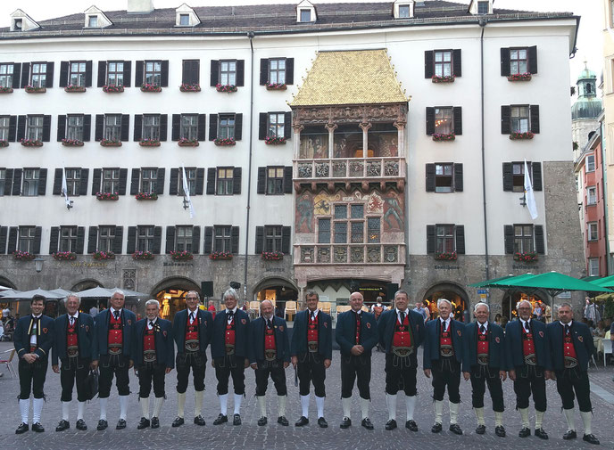 13. Juni 2019: Tiroler Abend, Goldenes Dachl Innsbruck