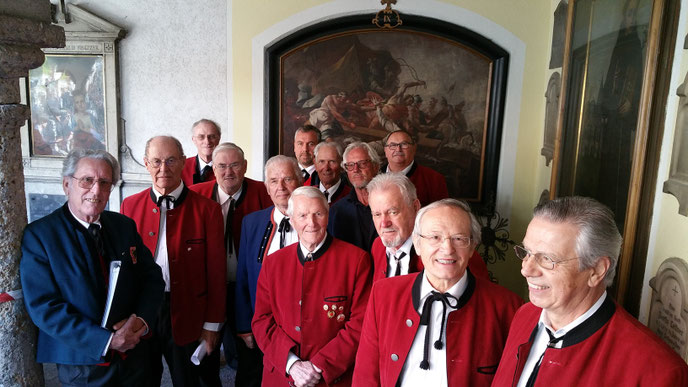 12. April 2017: Requiem - Sängerkamerad Johann Ruech, Friedhof St.Nikolaus/Innsbruck