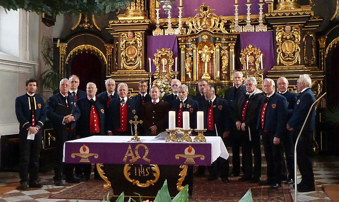 16. Dezember 2017: Requiem - Sängerkamerad & Ehrenringträger Otto Ebenbichler, Pfarrkirche Mils bei Hall in Tirol