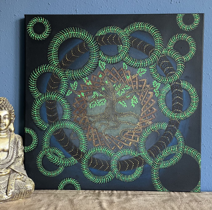 Bildgröße 40 x 40 cm