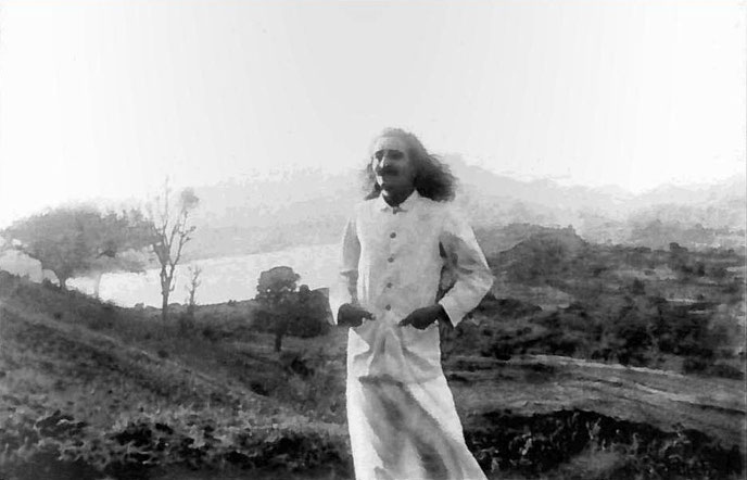 Meher Baba in Bhandardara, Maharashtra, India, in 1933. Courtesy of Elizabeth Patterson Photo Archive & LSLP