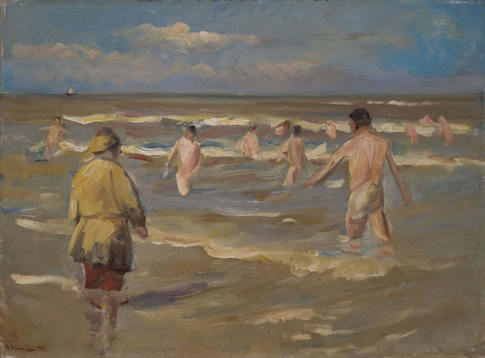 Max Liebermann, Badende Knaben