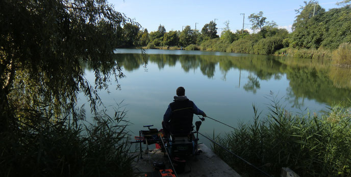 Der Bahnweiher aus der Sicht des Anglers
