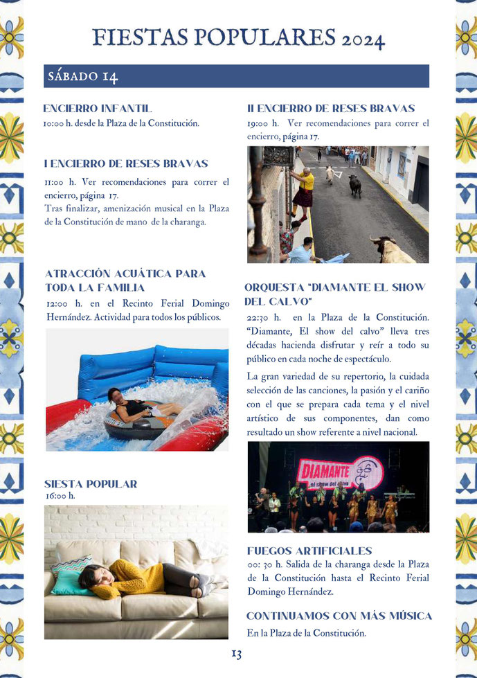 Programa de las Fiestas de Humanes de Madrid