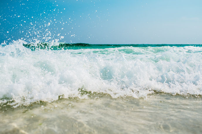 Strand, Sonne, Hitze, Meer