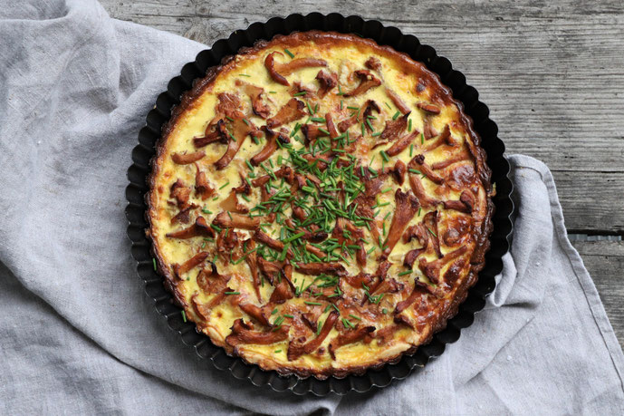 Eierschwammerl Quiche