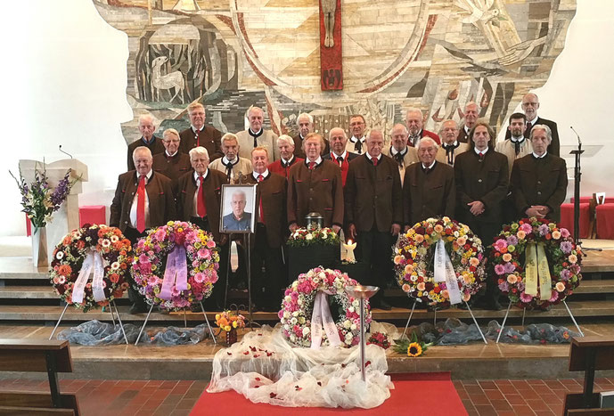 20. Juli 2018: Requiem - Sängerkamerad Gerd Wein, Pfarrkirche Saggen/Innsbruck