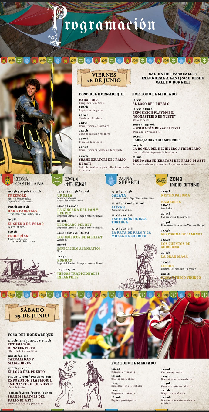 Programa del Mercado Renacentista de Melilla