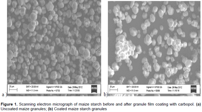 All the variants of MpS-CaPol generally showed comparative enhanced flow and moisture uptake.