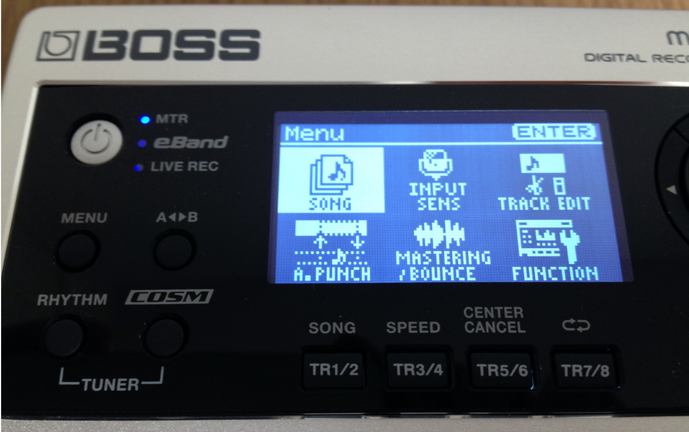 【BOSS BR-80】カノンロックをつくる MTRモード