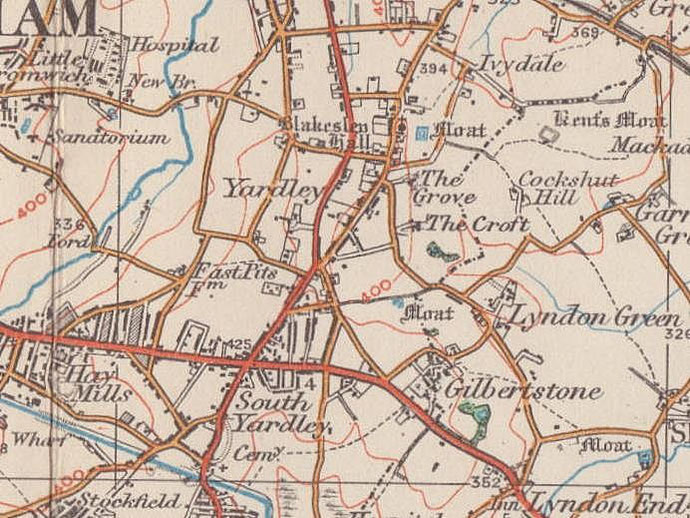 South Yardley History of Birmingham Places A to Y