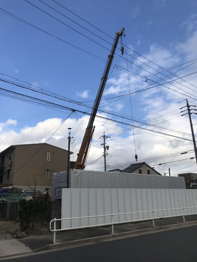岐阜県瑞穂市 中古コンテナ20ft現状品納品