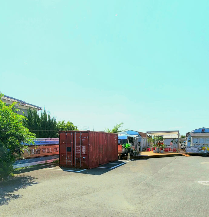 滋賀県大津市 中古コンテナ20ft現状品設置