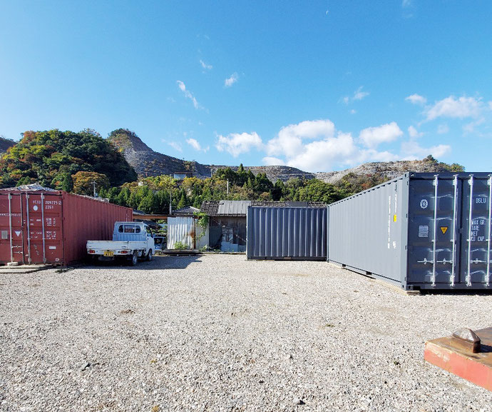 岐阜県大垣市 NEWVANコンテナ20ftグレー納品