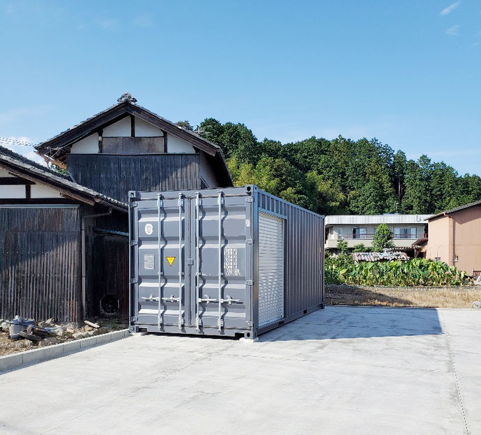 岐阜県 岐阜市 NEWVAN コンテナ 20ft グレー
