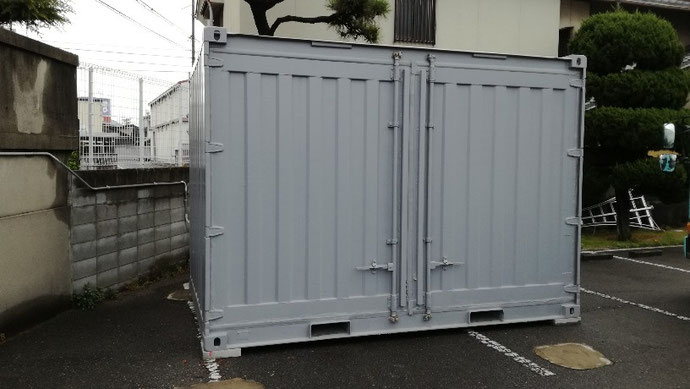 岐阜県高山市 中古コンテナ20ft現状品×2納品