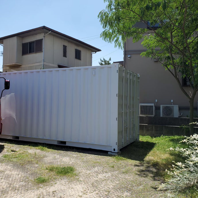 愛知県日進市 中古コンテナ20ft現状品納品