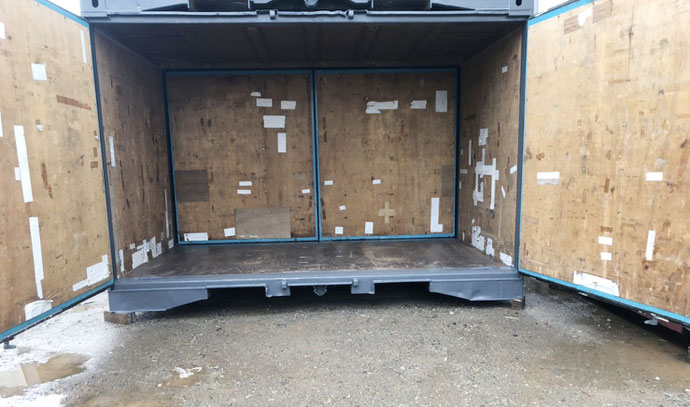 C-08 海上コンテナ20ft(中古/ライトグレー)