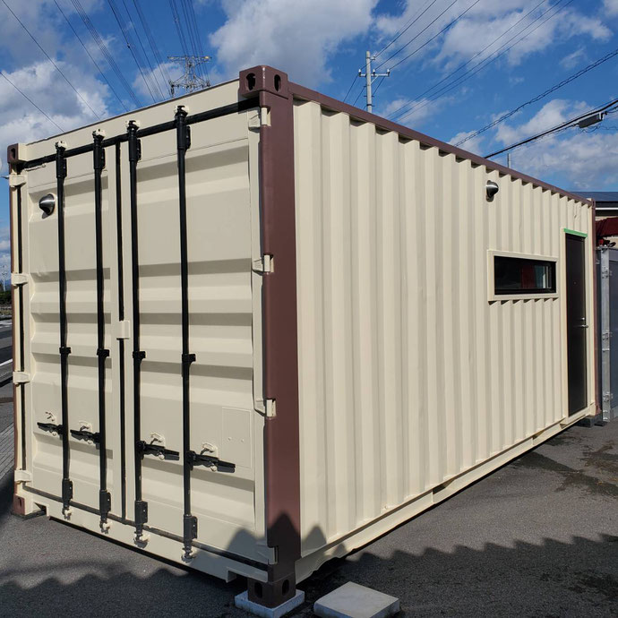 SA-38 海上コンテナ20ft(中古/アイボリー)