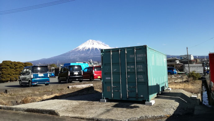 静岡県富士市 中古コンテナ20ft現状品納品