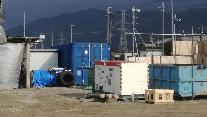 滋賀県東近江市 NEWVANコンテナ20ft設置