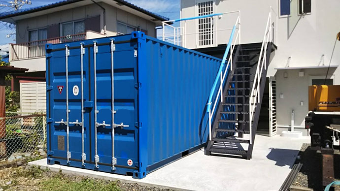 岐阜県大垣市 NEWVANコンテナ20ft設置