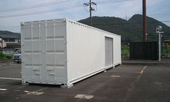 岐阜県各務原市 中古コンテナ40ft-HC（ハイキューブ）20ft