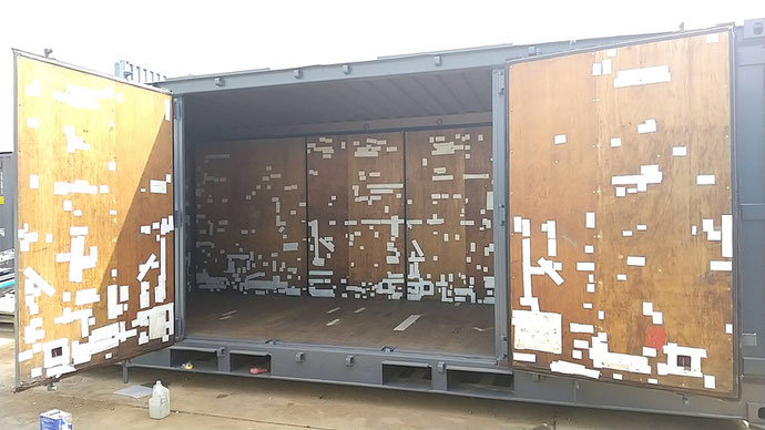 C-00 海上コンテナ10ft(中古/ライトグレー塗装)