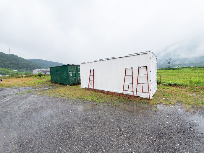 養老郡養老町 中古コンテナ20ft現状品設置