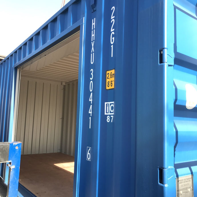 千葉県市原市 Newvanコンテナ20ftを納品