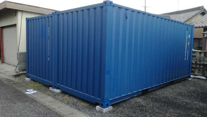 岐阜県養老郡 NEWVANコンテナ20ft2本設置