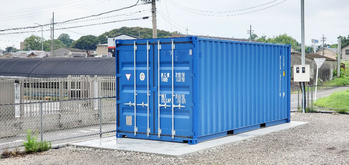 愛知県東海市 NEWVANコンテナ20ft設置