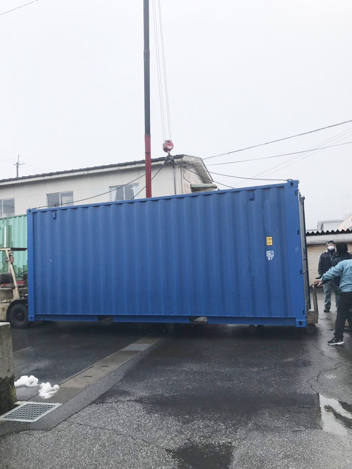 滋賀県長浜市 NEWVANコンテナ20ft納品