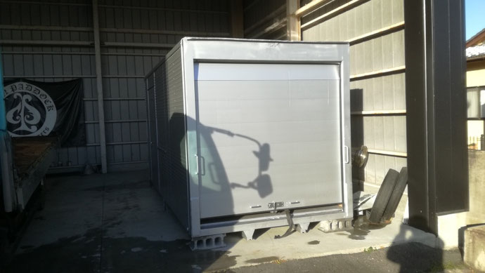 羽島郡笠松町 中古アルミコンテナ納品