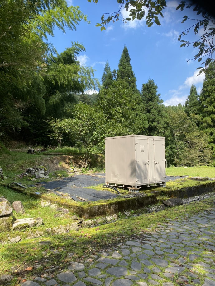 福井県 中古ミニコンテナ納品