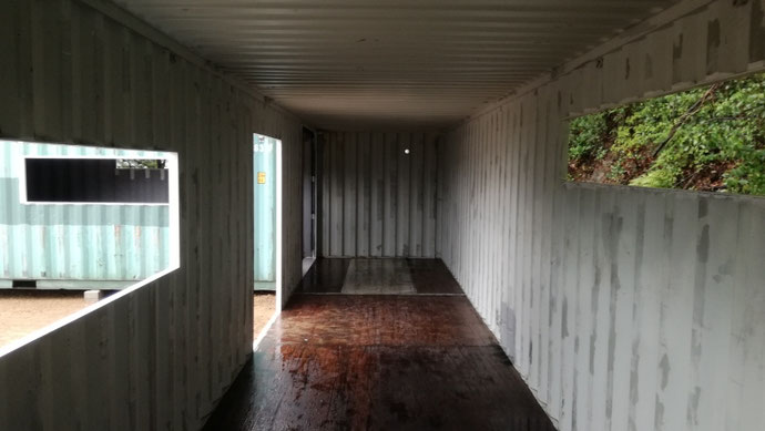 岐阜県山県市 中古コンテナ20ft40ft L字納品
