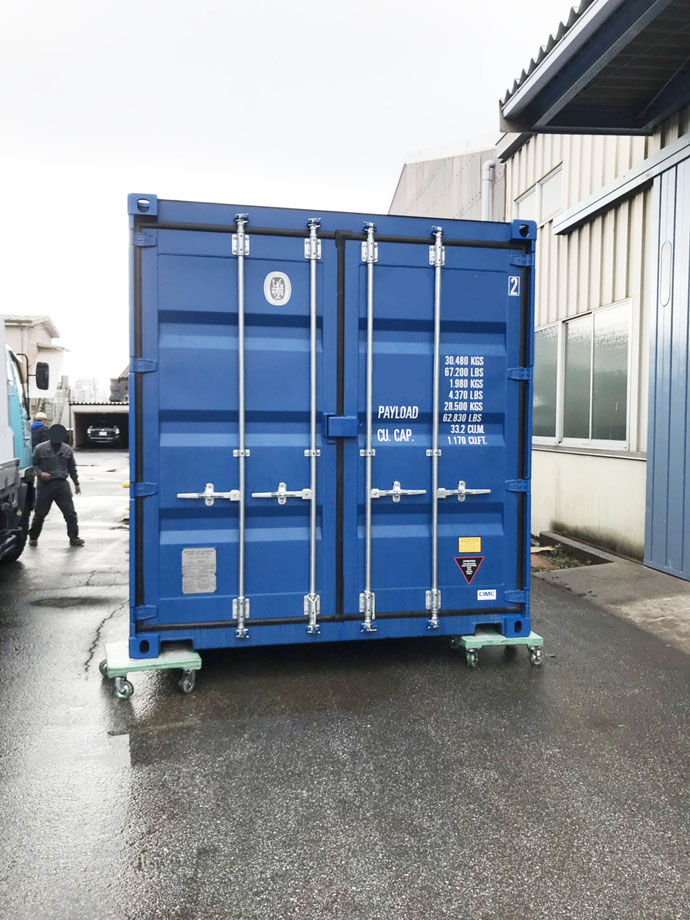 滋賀県長浜市 NEWVANコンテナ20ft納品