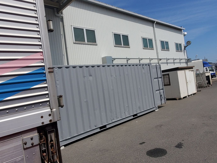 揖斐郡池田町 NEW VANコンテナ20ft設置