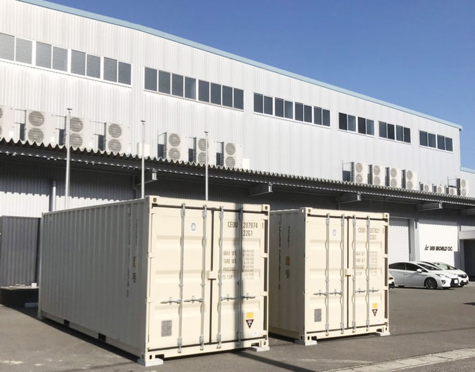 和歌山県有田市 NEWVANコンテナ20ftベージュ納品