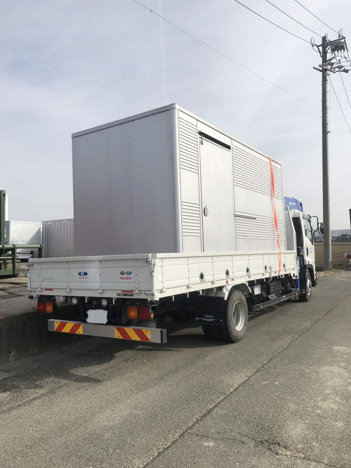 不破郡関ケ原町 NEWVANコンテナ20ftグレー設置