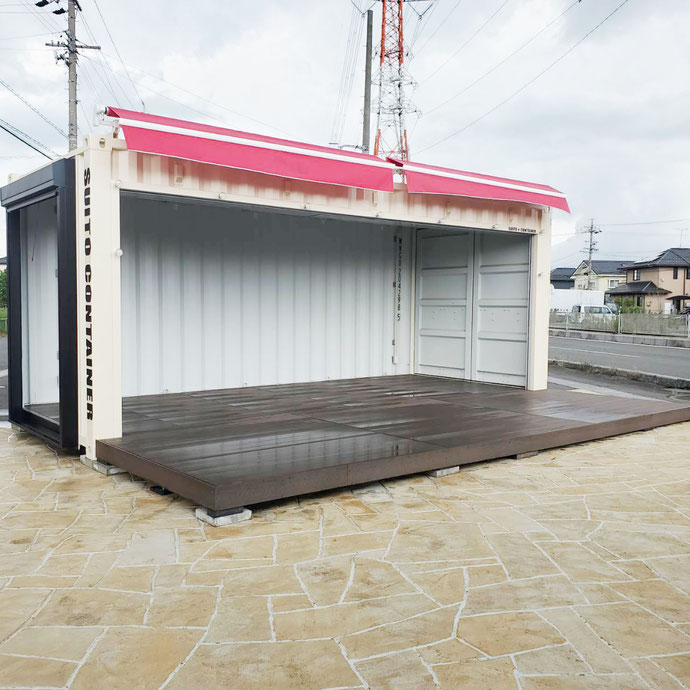 シャッター ドライコンテナ 13ft 中古 マットブラック