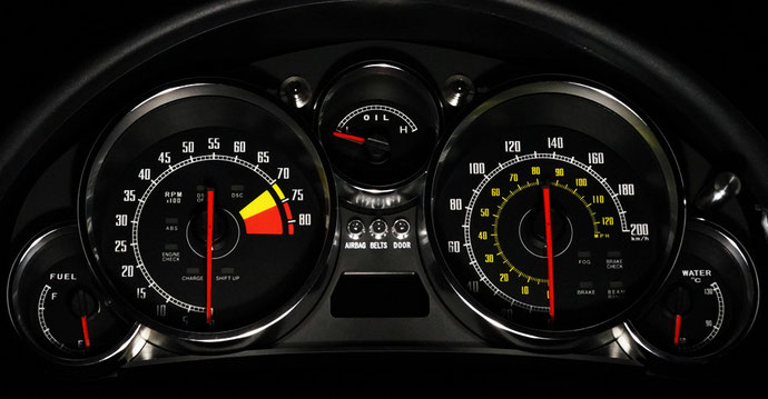 NC2/NC3ロードスター専用ゲージパネルTYPE-101 - RSプロダクツ