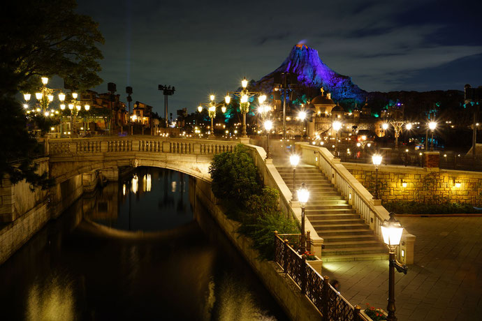 ディズニーシーの夜景2