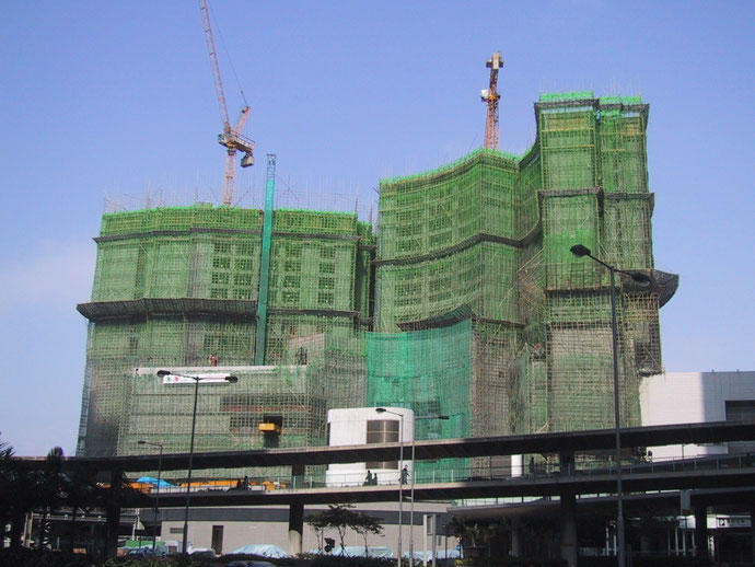 "BambooConstructionHongKong" by Chris 73 / Wikimedia Commons. Licensed under CC BY-SA 3.0 via Commons - https://commons.wikimedia.org/wiki/File:BambooConstructionHongKong.jpg#/media/File:BambooConstructionHongKong.jpg